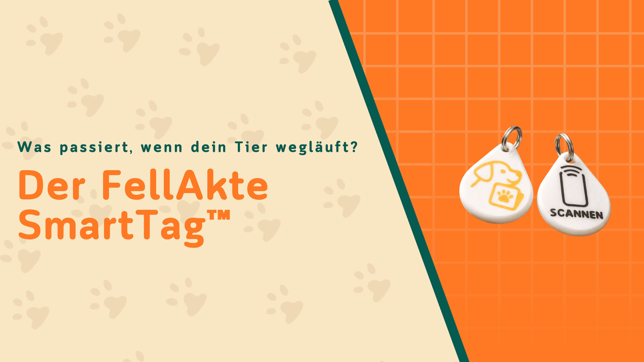 FellAkte SmartTag™ - Dein digitales Notfallprofil für Hund & Katze